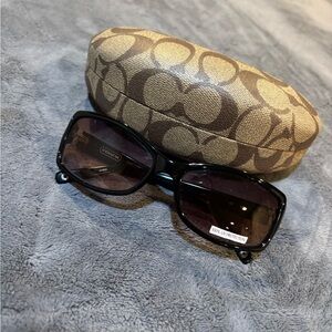 Coach Black Sunglasses with COACH Case
